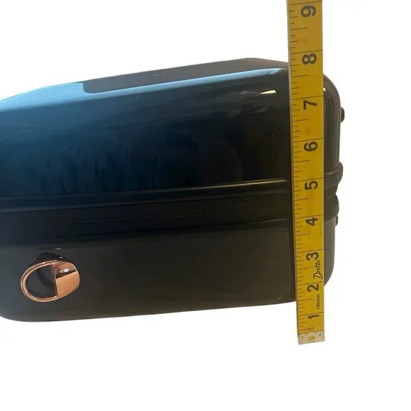 TED BAKER Vanity Case Luggage Travel Black Floral Garden Zipper - Picture 12 of 16